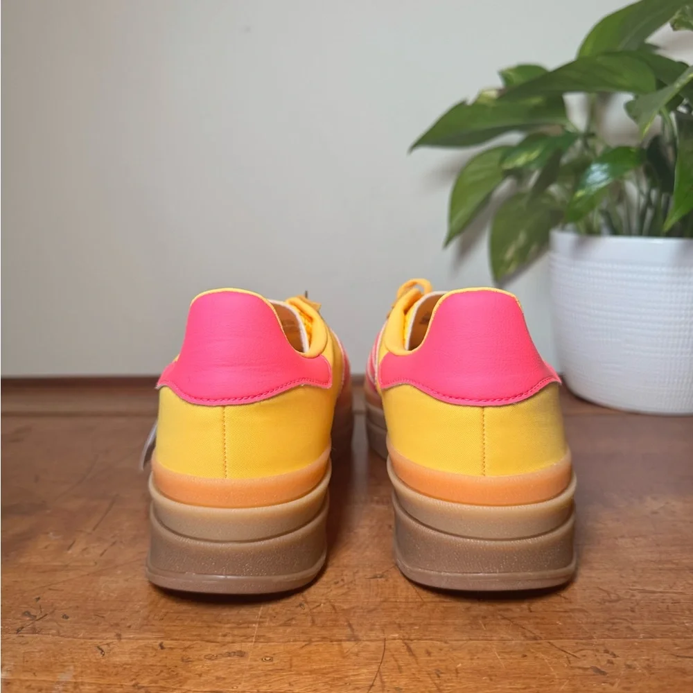 NWT Adidas Originals  Gazelle Bold in Spark & Lucid Pink Sneakers, Size 7.5 - Picture 4 of 10